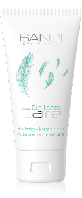 Moisturising cream with algae tube