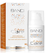 Eye cream with active vitamin C airless container box