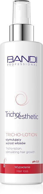 Tricho-lotion stimulating hair growth bottle